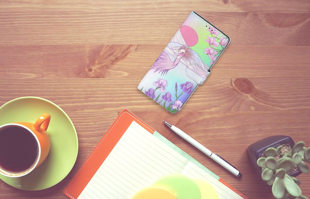 Xiaomi Mi Note 10 Lite Telefoonhoesje met Pasjes Bird