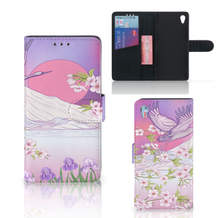 Sony Xperia Z3 Telefoonhoesje met Pasjes Bird Flying
