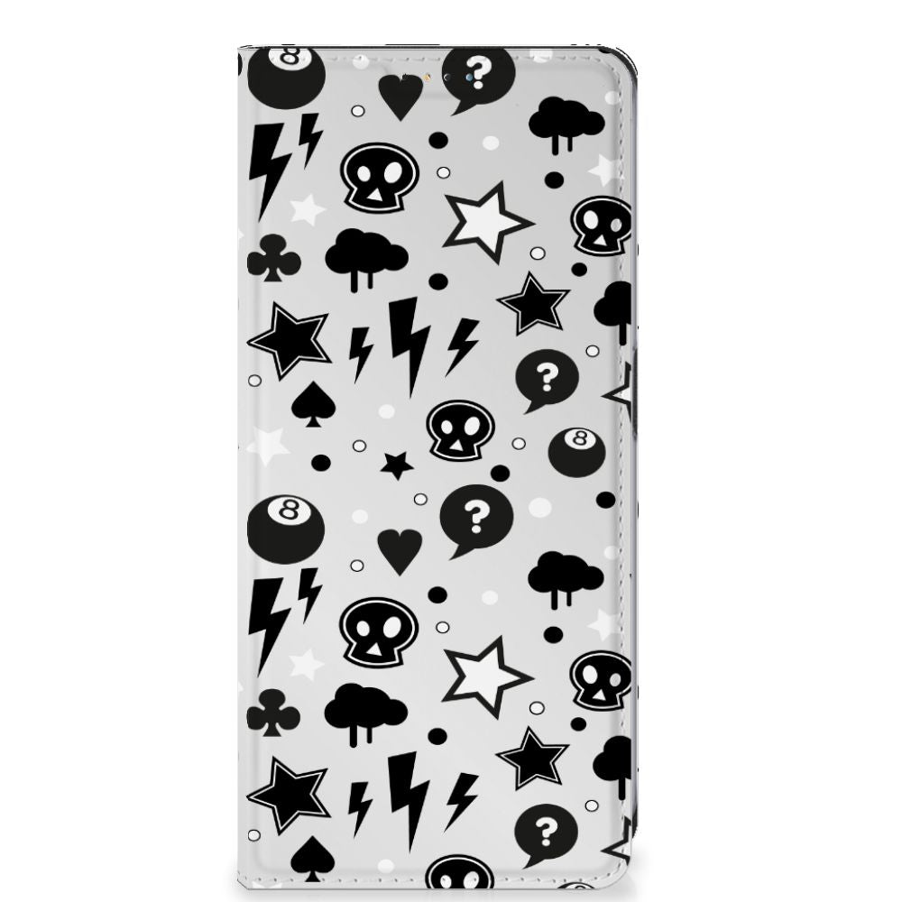 Mobiel BookCase OnePlus Nord CE 3 Lite Silver Punk