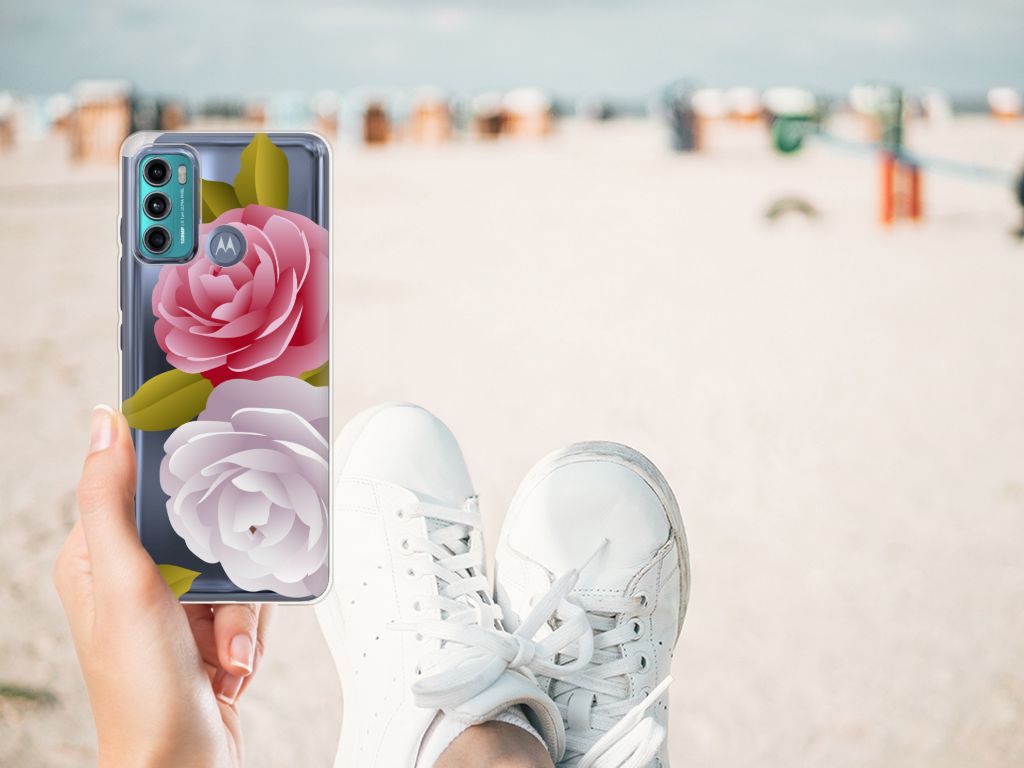 Motorola Moto G60 TPU Case Roses