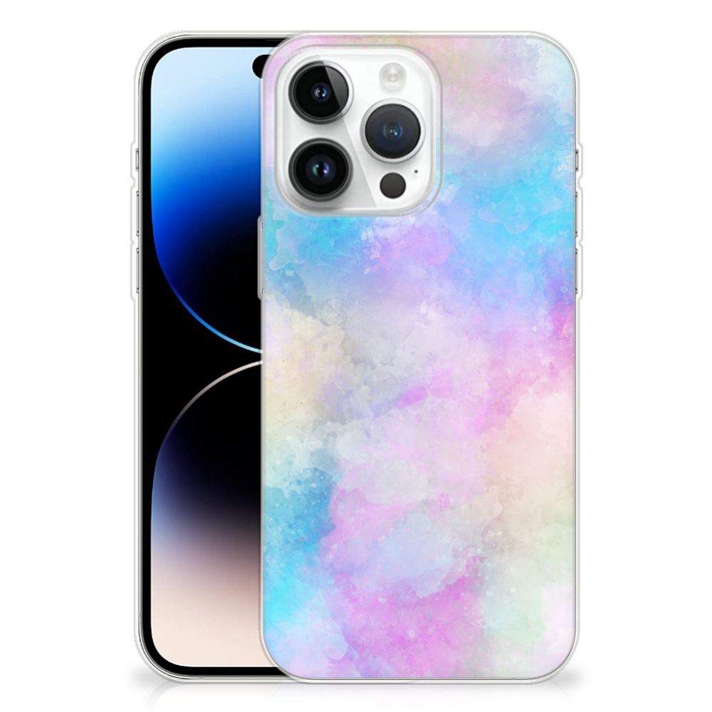 Hoesje maken iPhone 14 Pro Max Watercolor Light