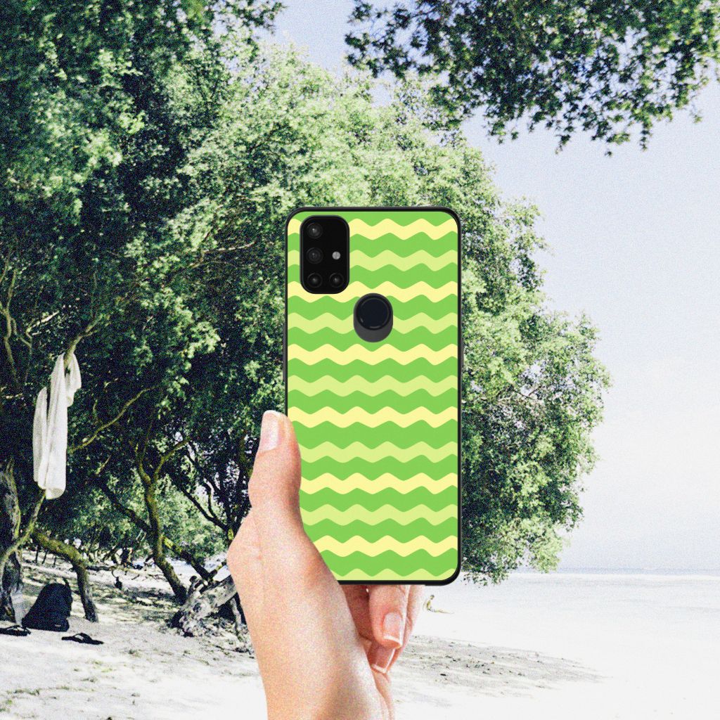 OnePlus Nord N10 5G Back Case Waves Green B2C Telecom