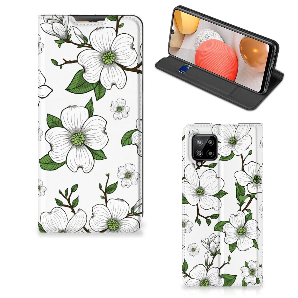 Samsung Galaxy A42 Smart Cover Dogwood Flowers - B2C Telecom