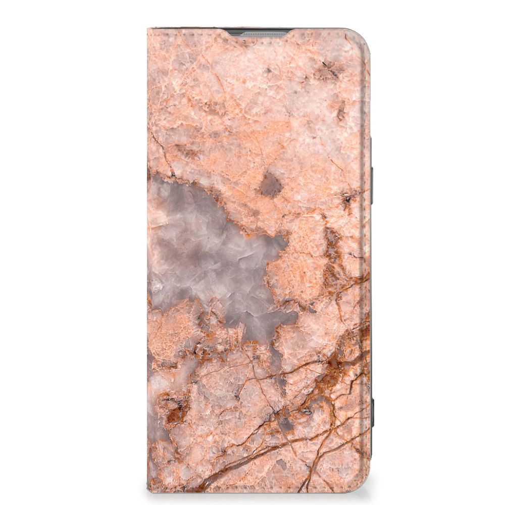 OnePlus Nord 2T Standcase Marmer Oranje - B2C Telecom