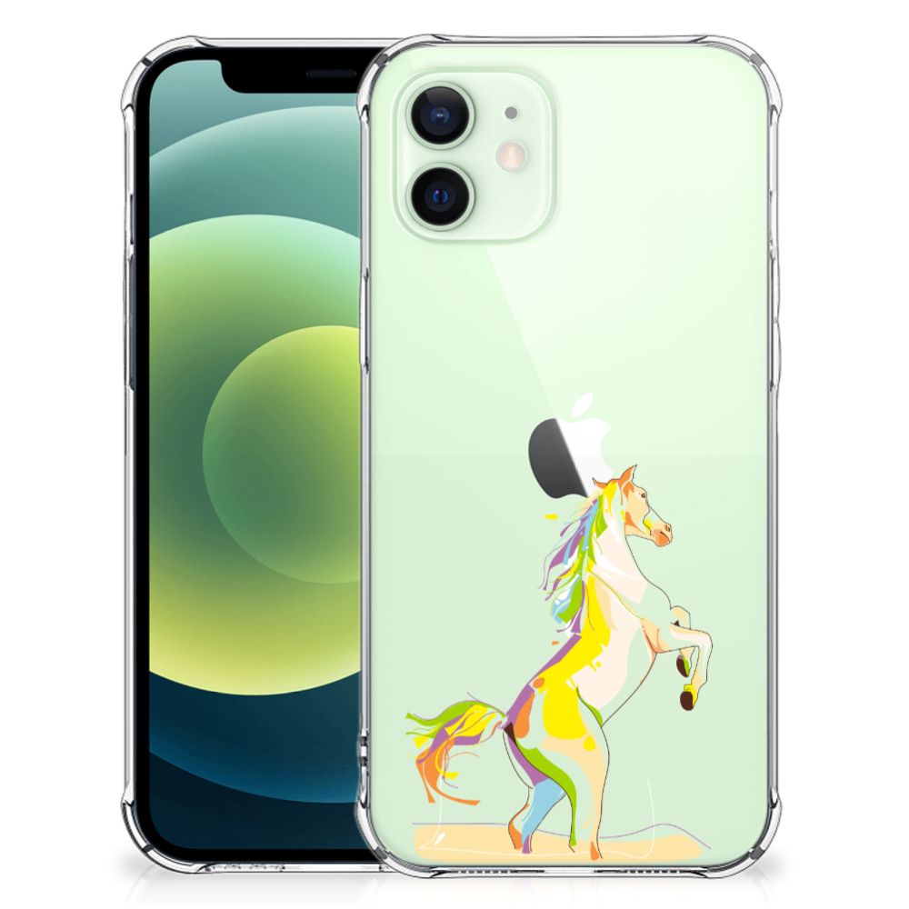 iPhone 12 Mini Stevig Bumper Hoesje Horse Color B2C Telecom