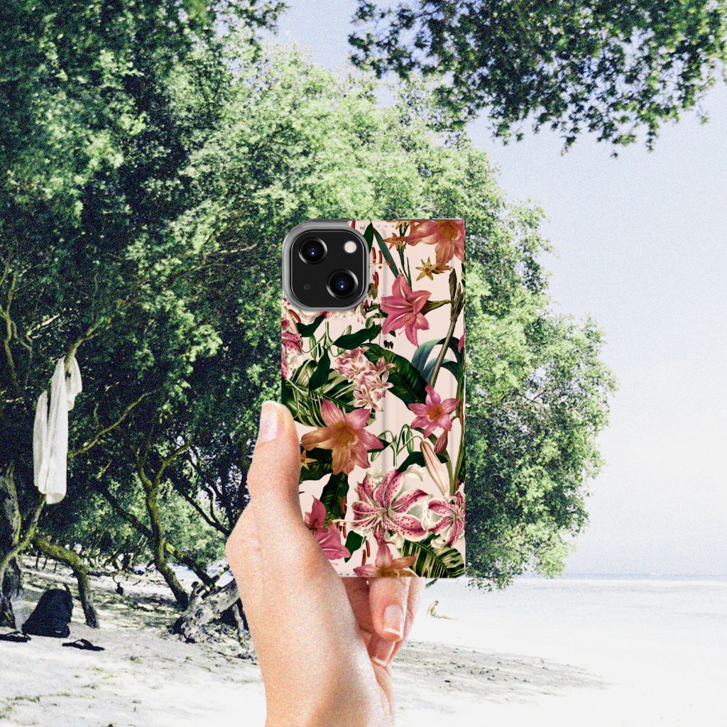 iPhone 14 Smart Cover Flowers - B2C Telecom