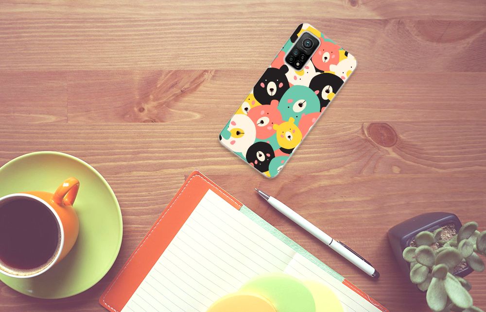 Xiaomi Mi 10T | 10T Pro Telefoonhoesje met Naam Bears B2C Telecom