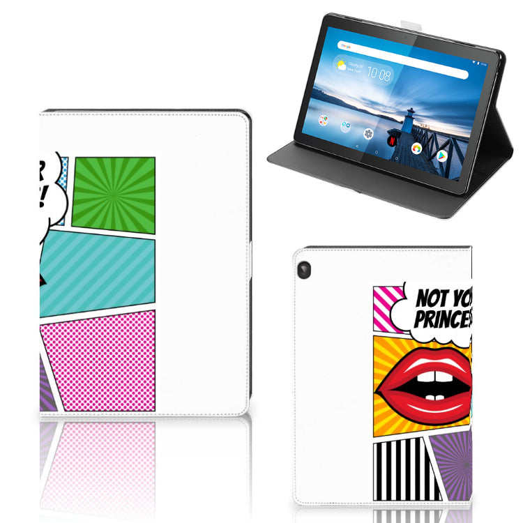 Lenovo Tablet M10 Tablet Hoes met standaard Popart Princess