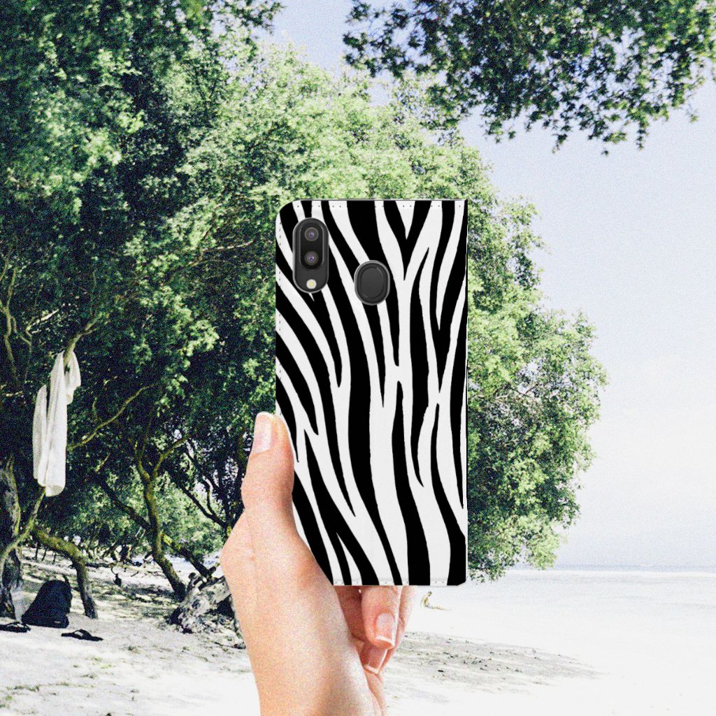 Samsung Galaxy M20 Hoesje maken Zebra
