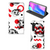 Mobiel BookCase Xiaomi Mi Note 10 Lite Skull Red - B2C Telecom