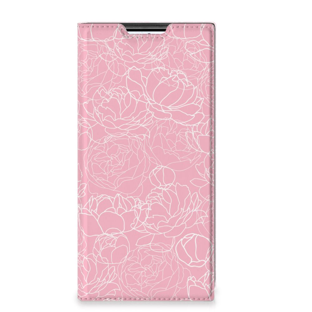 Samsung Galaxy S22 Ultra Smart Cover White Flowers - B2C Telecom