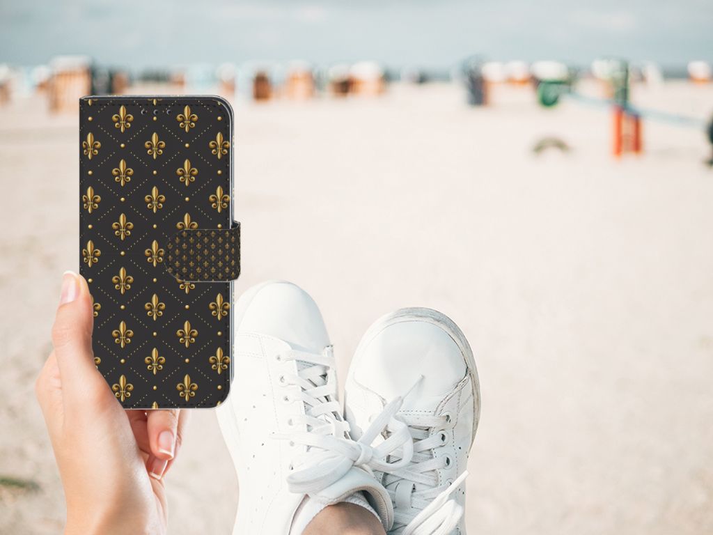 Samsung Galaxy M10 Telefoon Hoesje Franse Lelie
