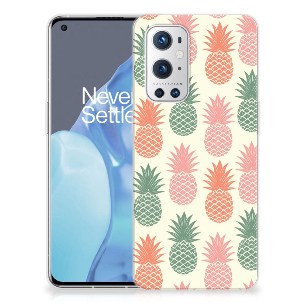 OnePlus 9 Pro Siliconen Case Ananas