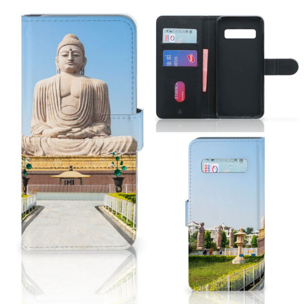 Samsung Galaxy S10 Flip Cover Boeddha