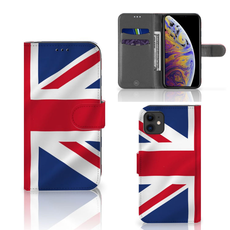 Apple iPhone 11 Bookstyle Case Groot-Brittannië