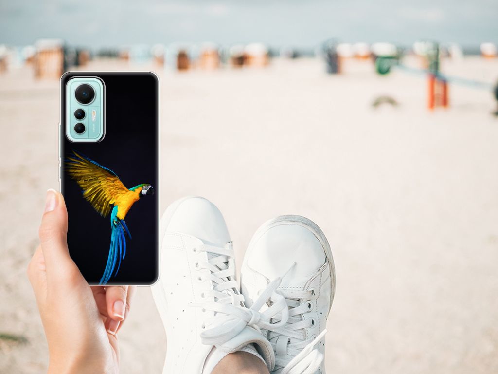 Xiaomi 12 Lite TPU Hoesje Papegaai