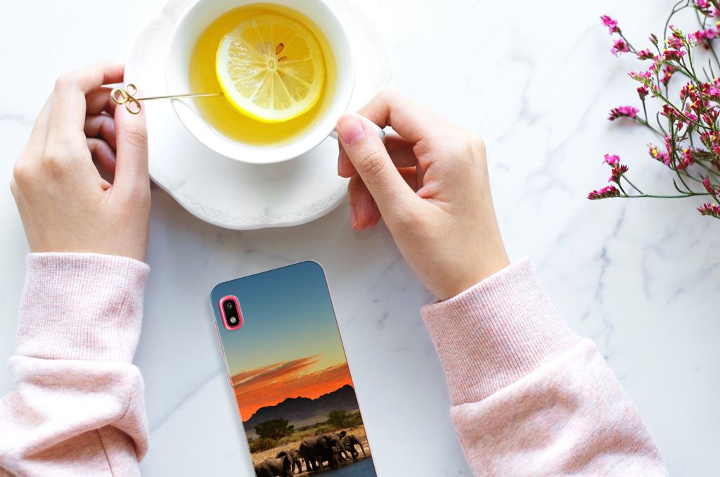 Samsung Galaxy A10 TPU Hoesje Olifanten