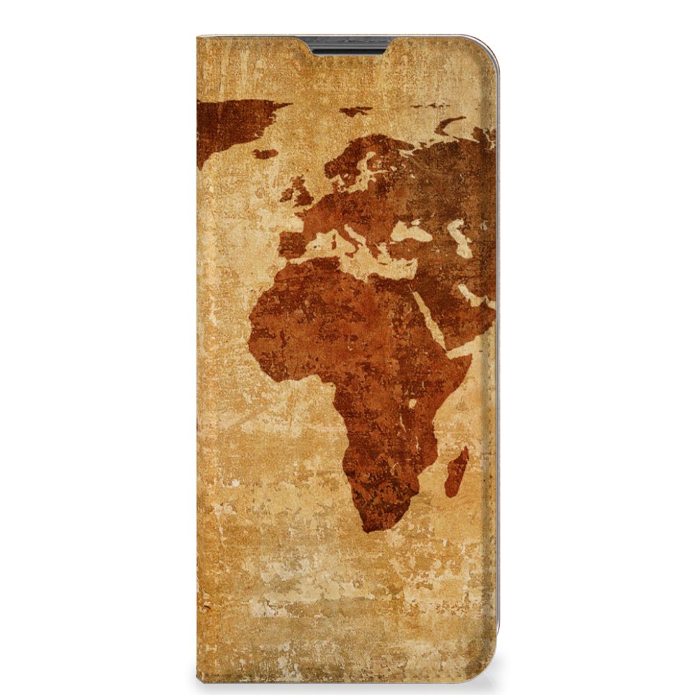 Nokia G50 Book Cover Wereldkaart - B2C Telecom