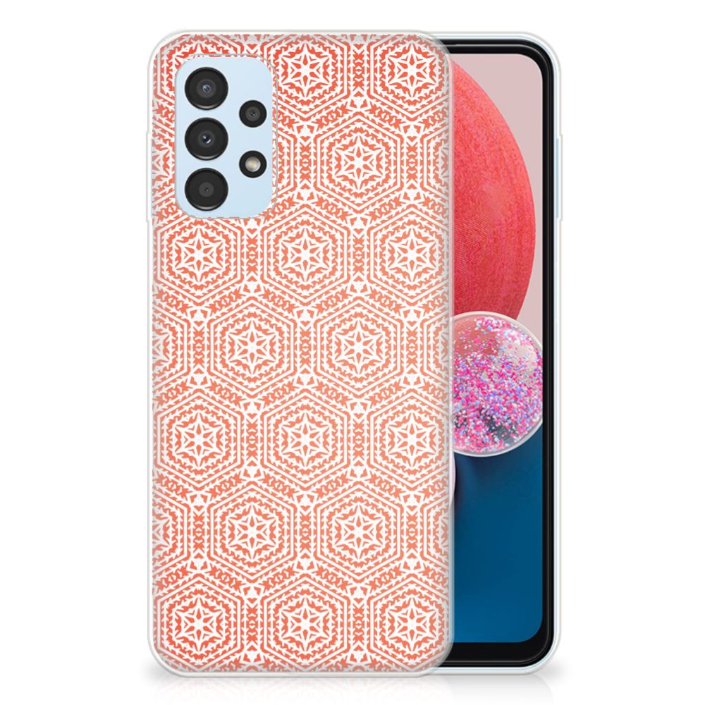 Samsung Galaxy A13 4G TPU bumper Pattern Orange B2C Telecom