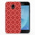 Samsung Galaxy J3 2017 TPU bumper Batik Rood