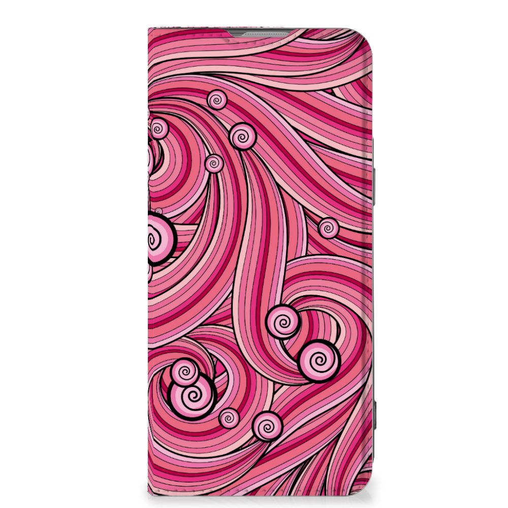OnePlus Nord 2T Bookcase Swirl Pink - B2C Telecom