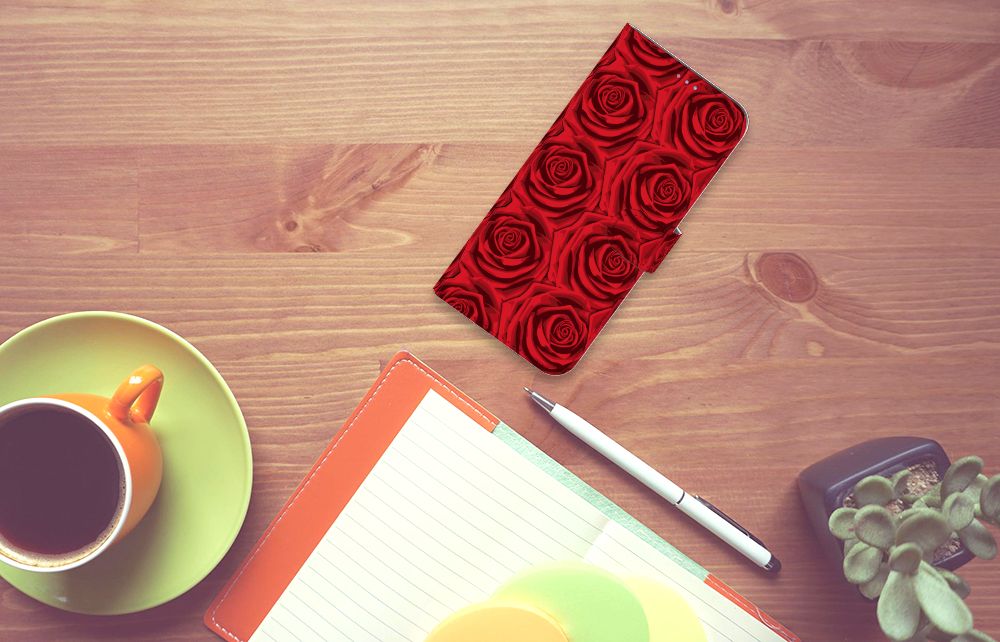 Motorola Moto G60s Hoesje Red Roses
