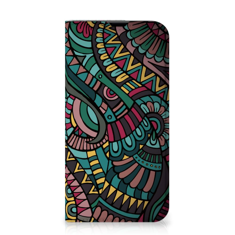iPhone 13 Pro Hoesje met Magneet Aztec - B2C Telecom