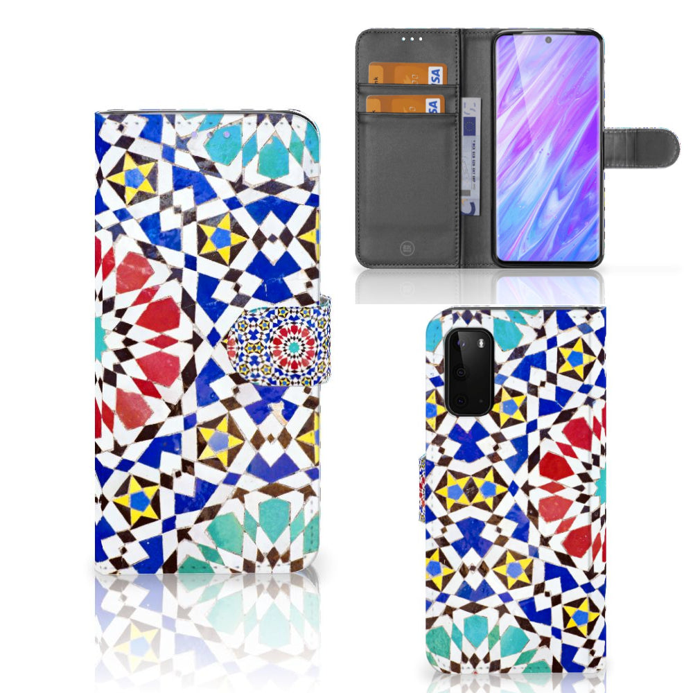 Samsung Galaxy S20 Bookcase Mozaïek