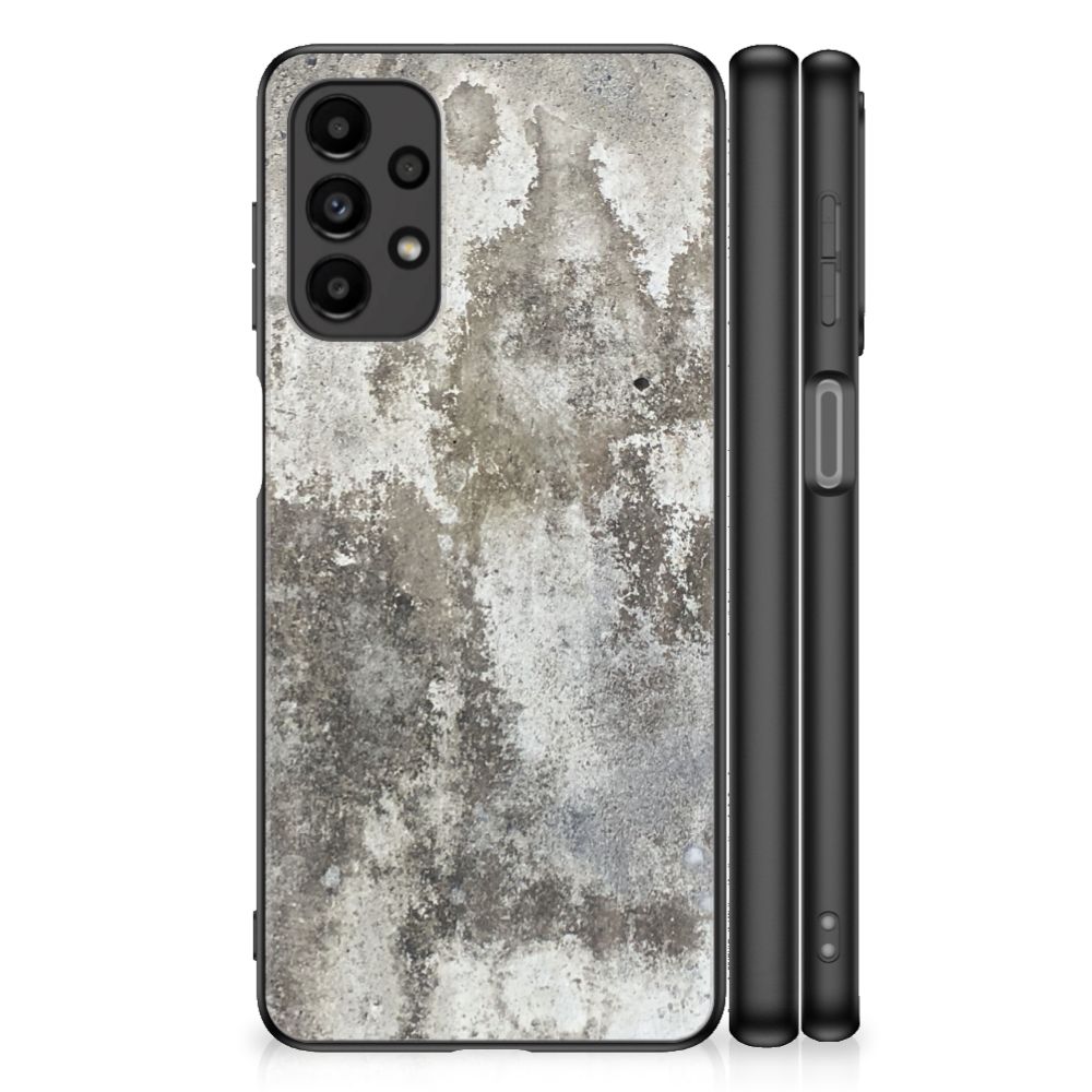 Samsung Galaxy A13 4G Marmeren Print Telefoonhoesje Beton Print
