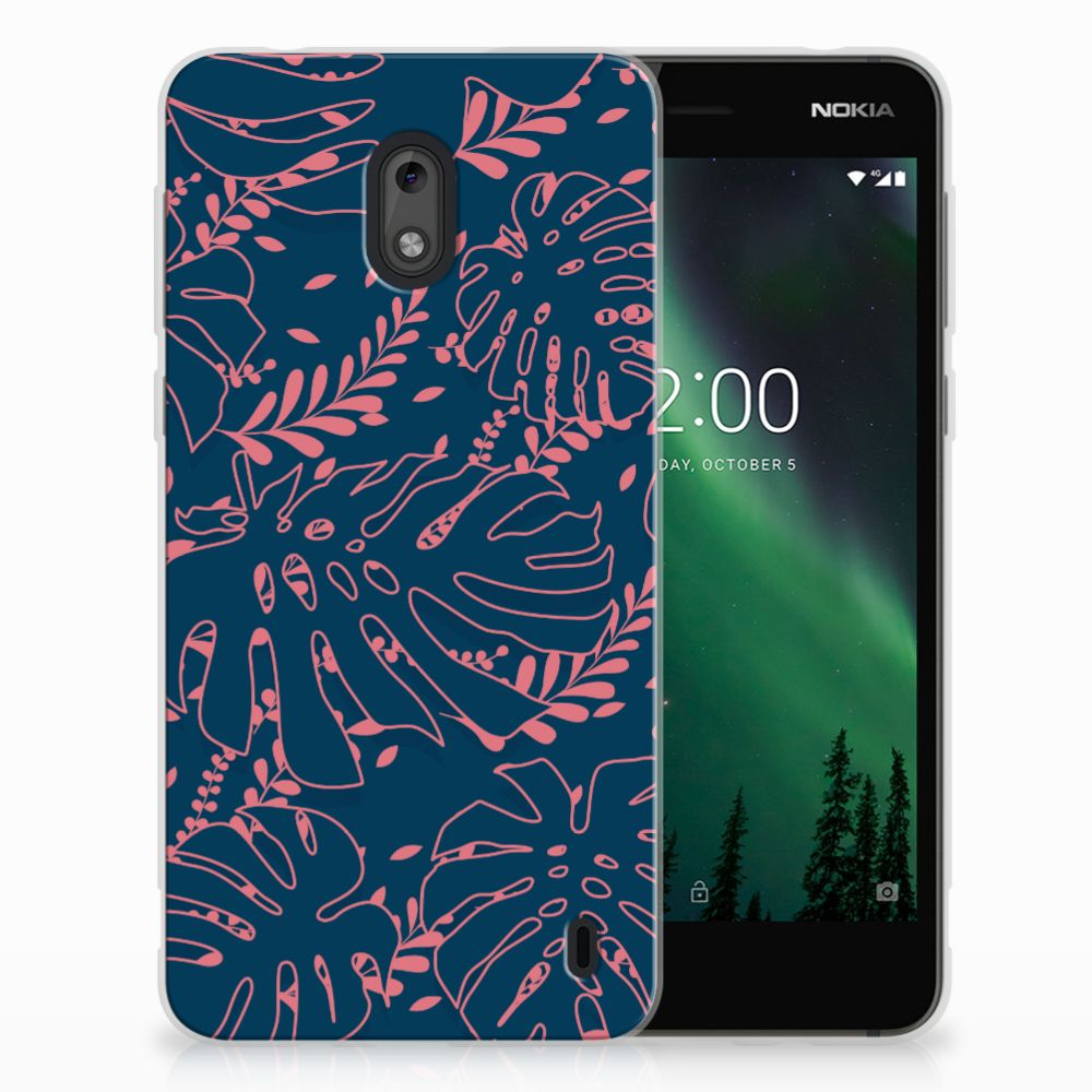 Nokia 2 TPU Case Palm Leaves