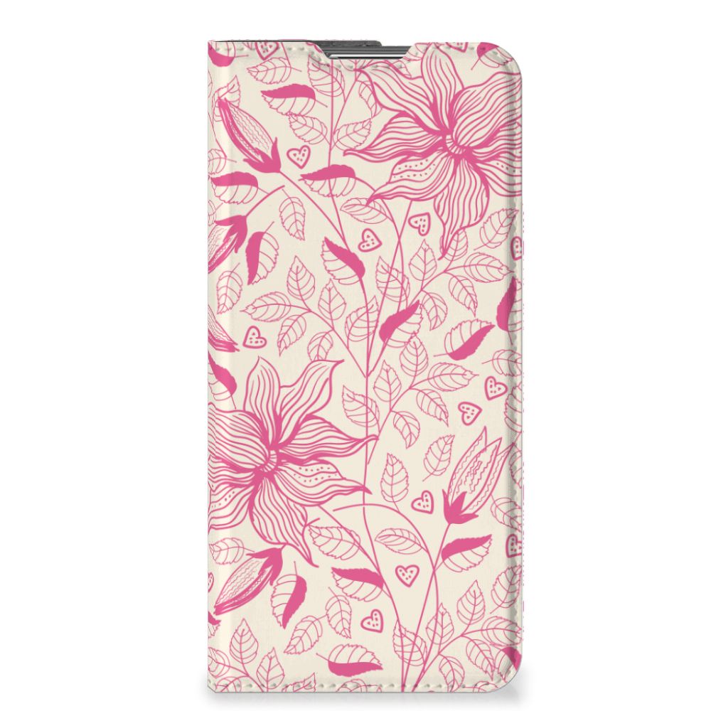 OPPO Find X5 Pro Smart Cover Pink Flowers - B2C Telecom