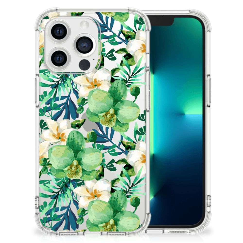 Apple iPhone 13 Pro Case Orchidee Groen B2C Telecom