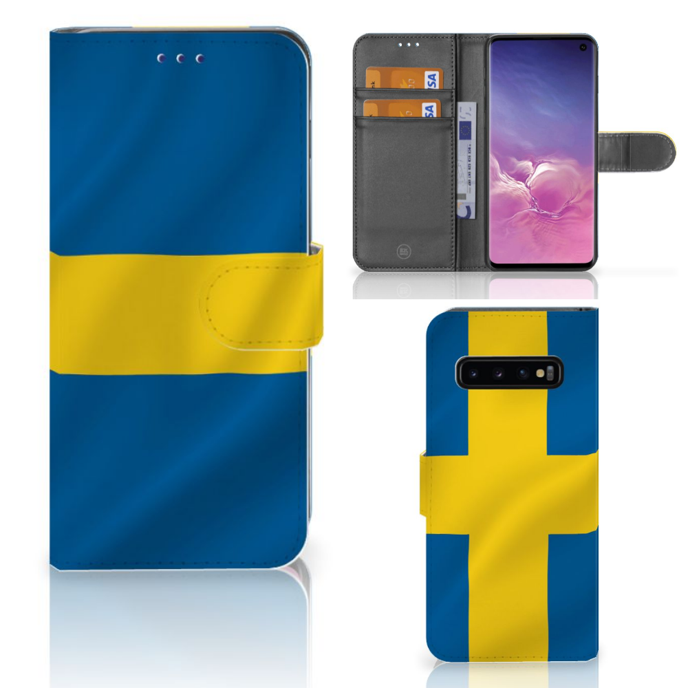 Samsung Galaxy S10 Bookstyle Case Zweden