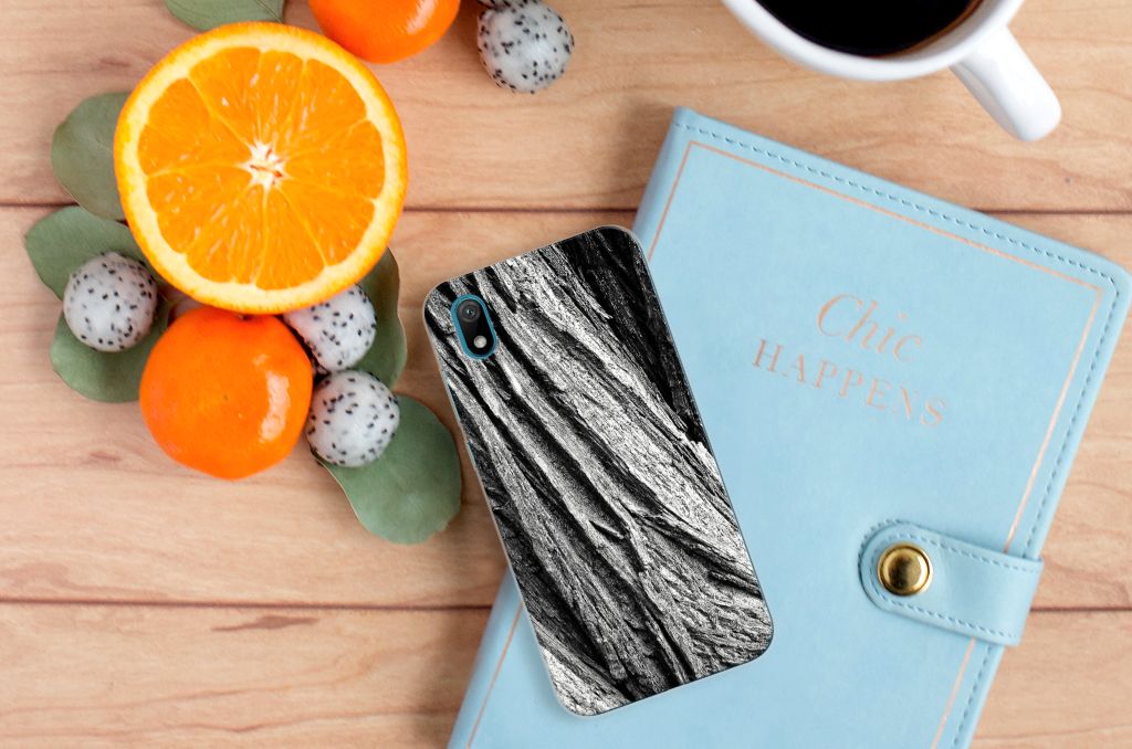 Bumper Hoesje Huawei Y5 (2019) Boomschors Grijs