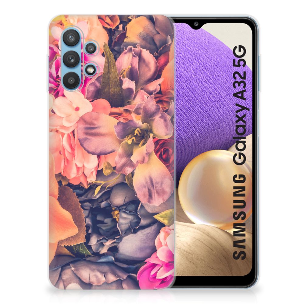 Samsung Galaxy A32 5G TPU Case Bosje Bloemen