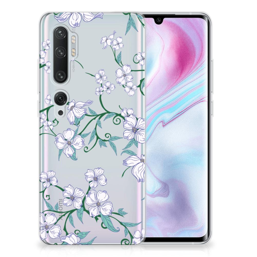 Xiaomi Mi Note 10 Pro Uniek TPU Case Blossom White B2C Telecom