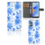 Hoesje voor OPPO A17 Flowers Blue