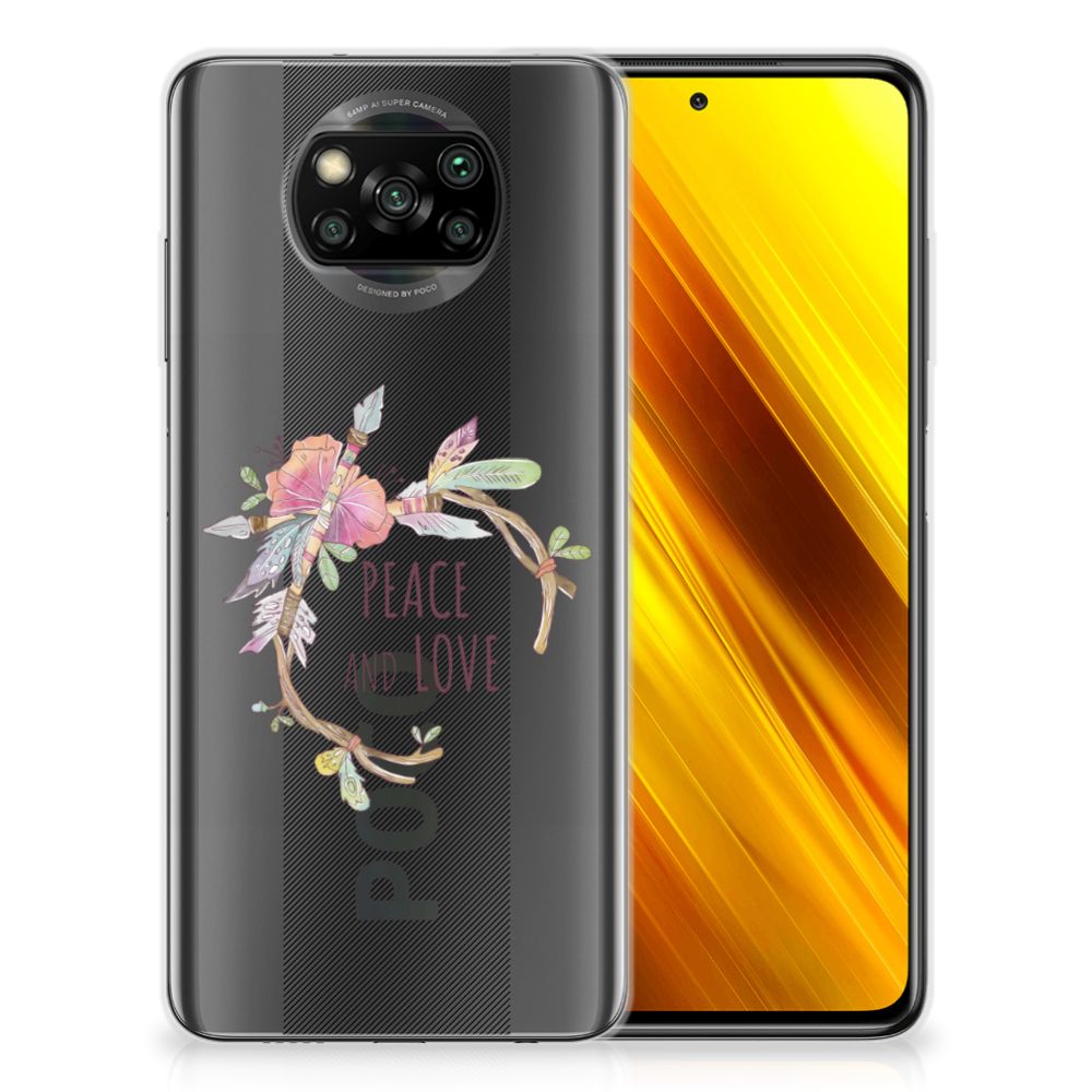 Xiaomi Poco X3 | Poco X3 Pro Telefoonhoesje met Naam Boho Text B2C Telecom