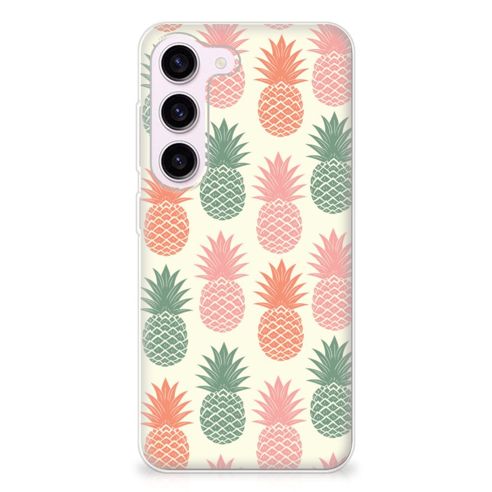 Samsung Galaxy S23 Siliconen Case Ananas B2C Telecom