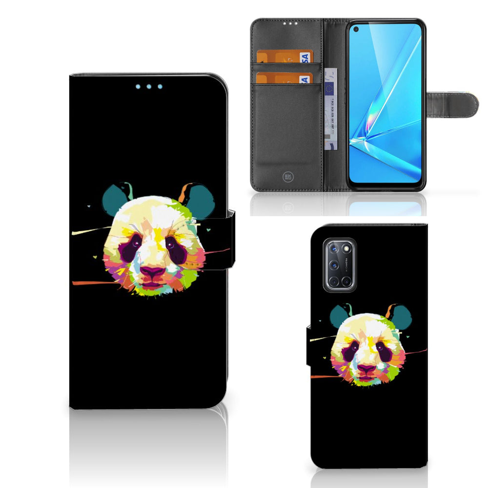 OPPO A72 | OPPO A52 Leuk Hoesje Panda Color