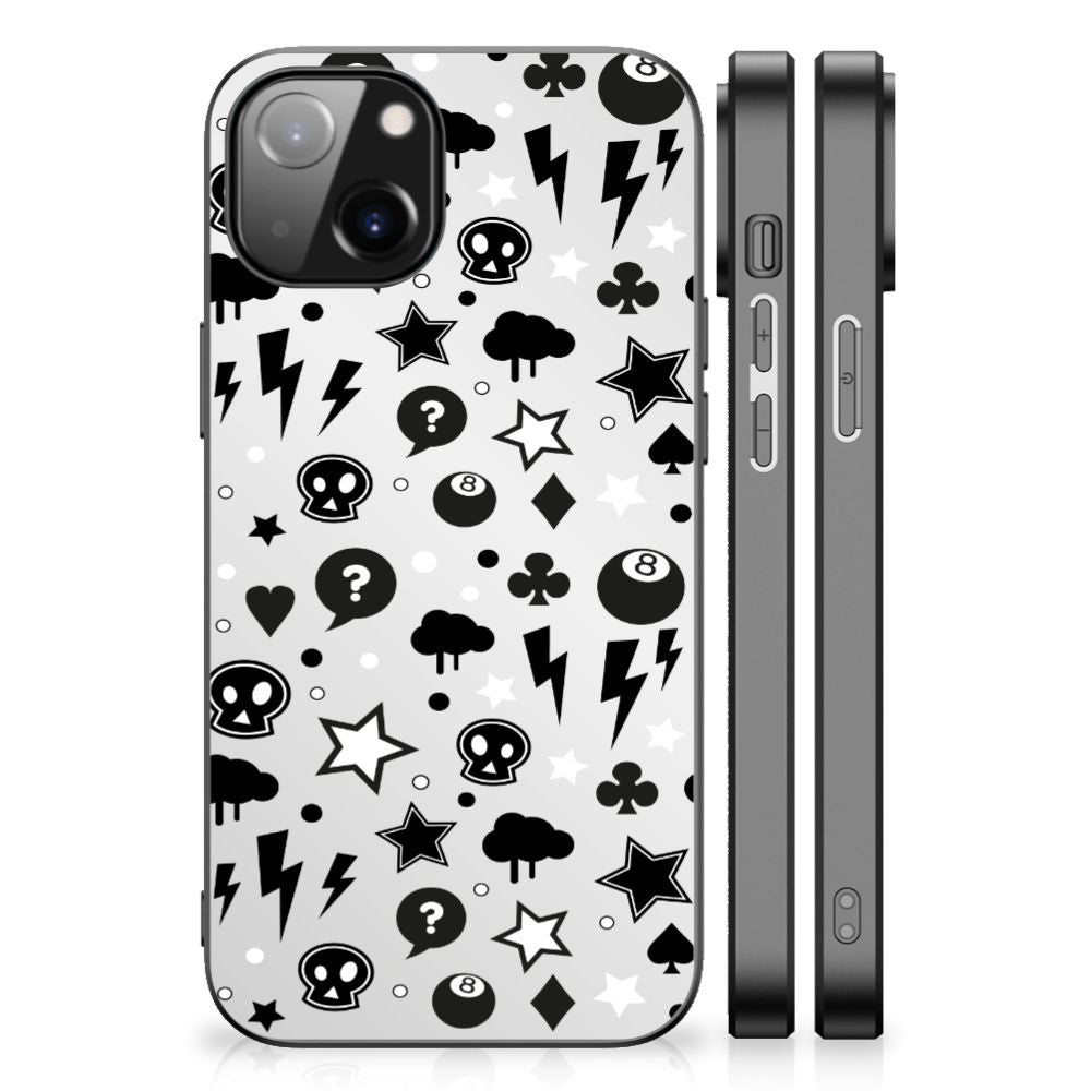 Telefoonhoesje Apple iPhone 13 | iPhone 14 Silver Punk