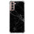 Samsung Galaxy S21 Plus Anti-Shock Hoesje Marmer Zwart - Origineel Cadeau Vader
