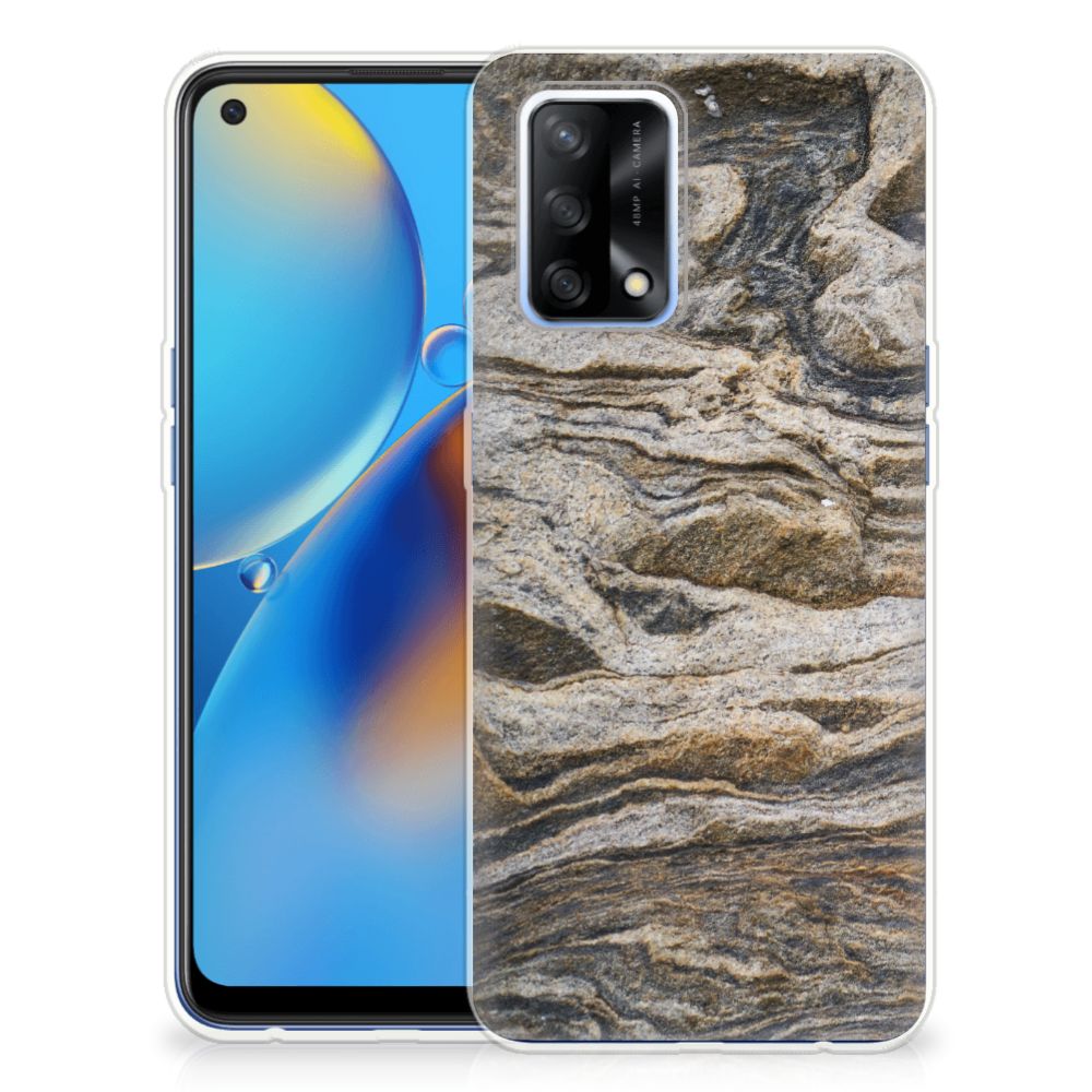 OPPO A74 4G TPU Siliconen Hoesje Steen B2C Telecom