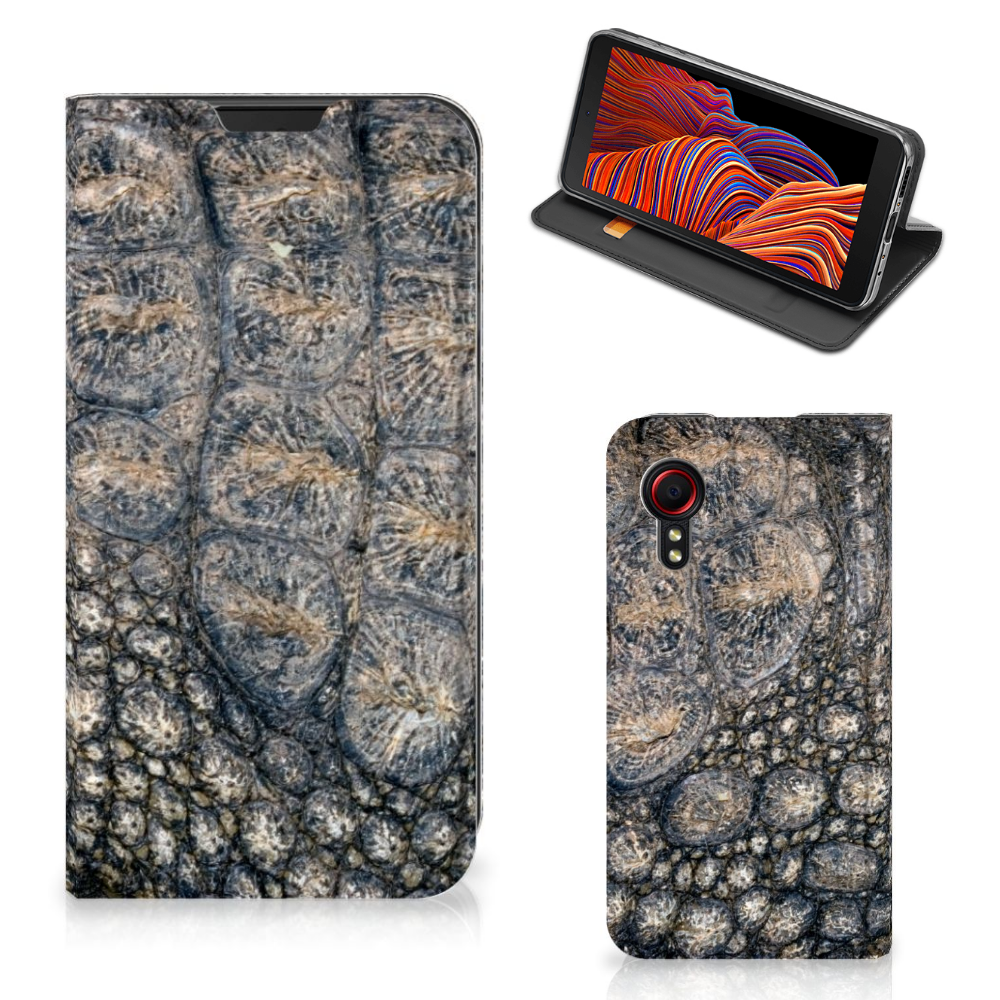 Samsung Galaxy Xcover 5 Hoesje maken Krokodillenprint - B2C Telecom