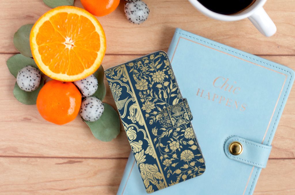 OPPO A91 | Reno3 Hoesje Beige Flowers