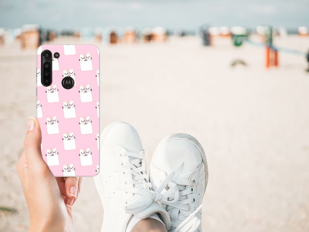 Motorola Moto G8 Power TPU Hoesje Sleeping Cats B2C Telecom