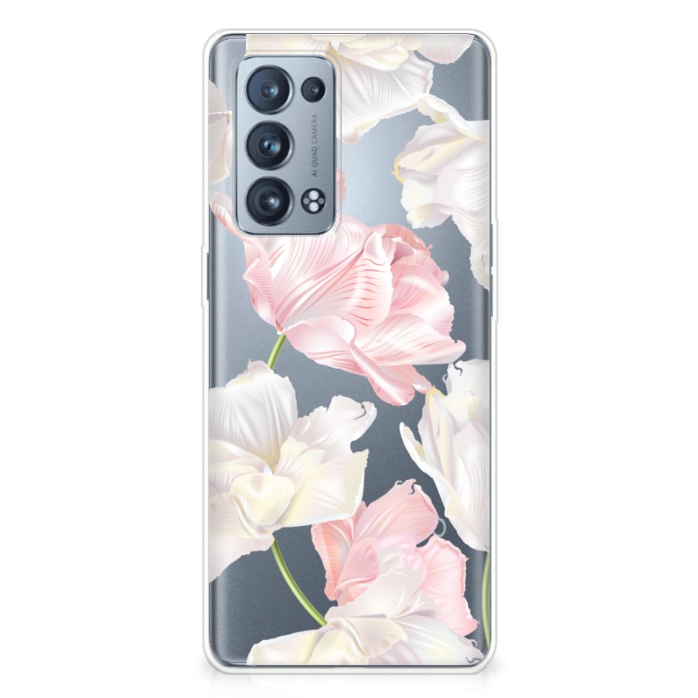 OPPO Reno 6 Pro Plus 5G TPU Case Lovely Flowers