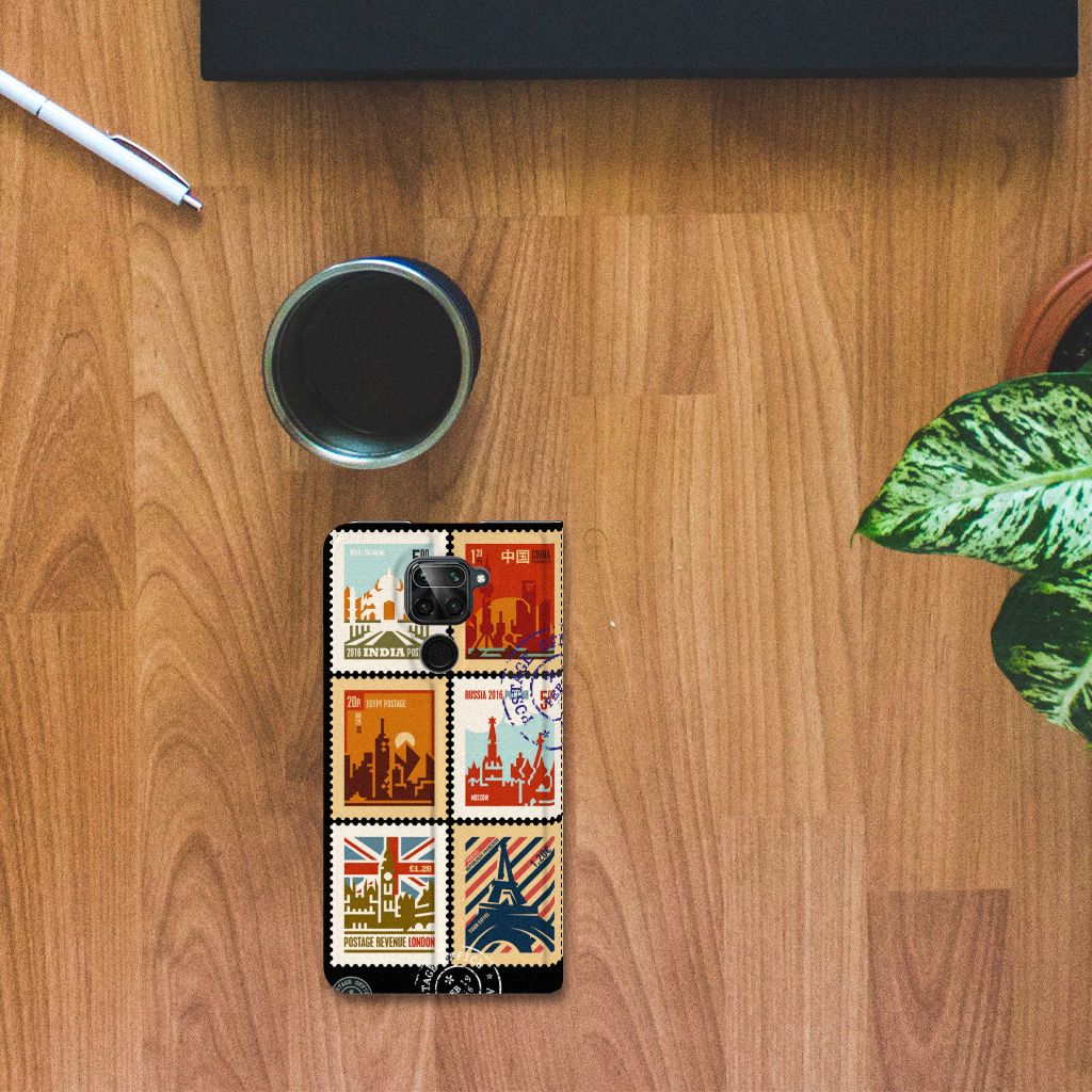 Xiaomi Redmi Note 9 Book Cover Postzegels - B2C Telecom