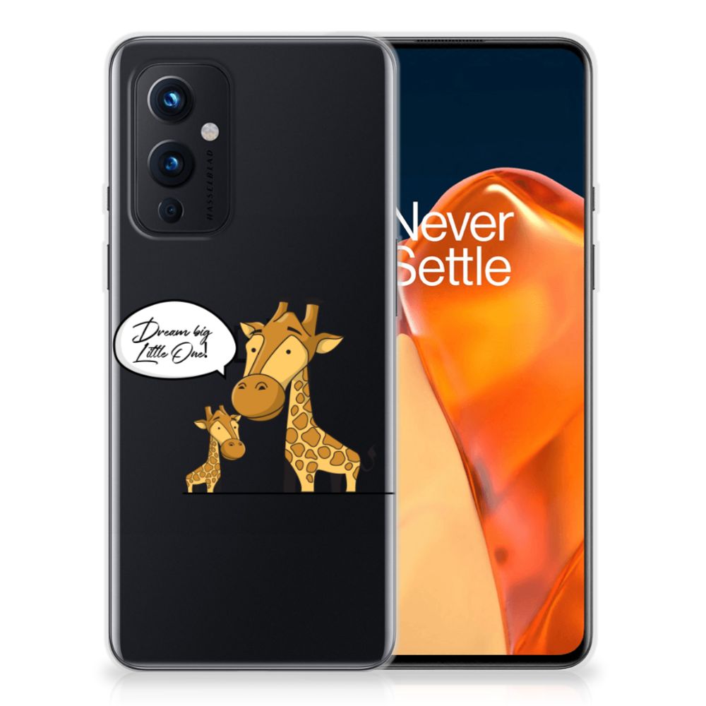 OnePlus 9 Telefoonhoesje met Naam Giraffe B2C Telecom