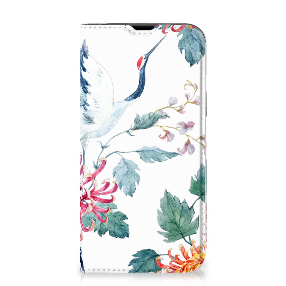 iPhone 14 Hoesje maken Bird Flowers - B2C Telecom